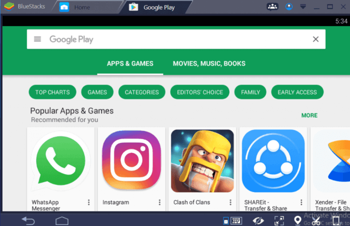 playstore for laptop windows 10 free download