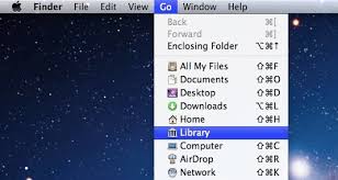 Access User Library Folder In OS X Mountain Lion & OS X Lion