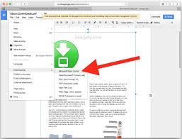 Save Or Convert A Word Doc To PDF On Mac