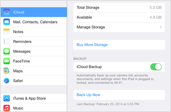 Method 1 Transfer Text Messages from iPhone to iPhone with iCloud Backup