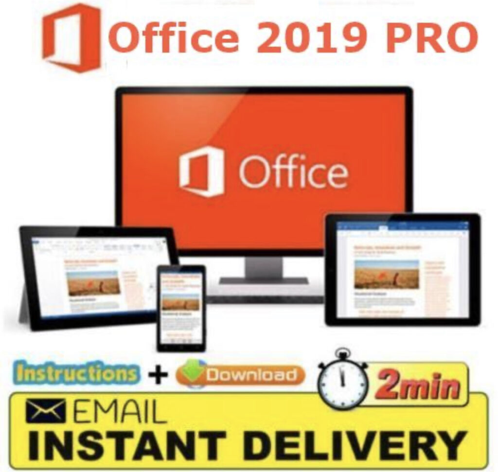 MS Office 2019 Pro + Office 365 License – Hot Sale