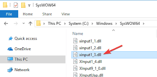 xinput1_3.dll For Windows 10