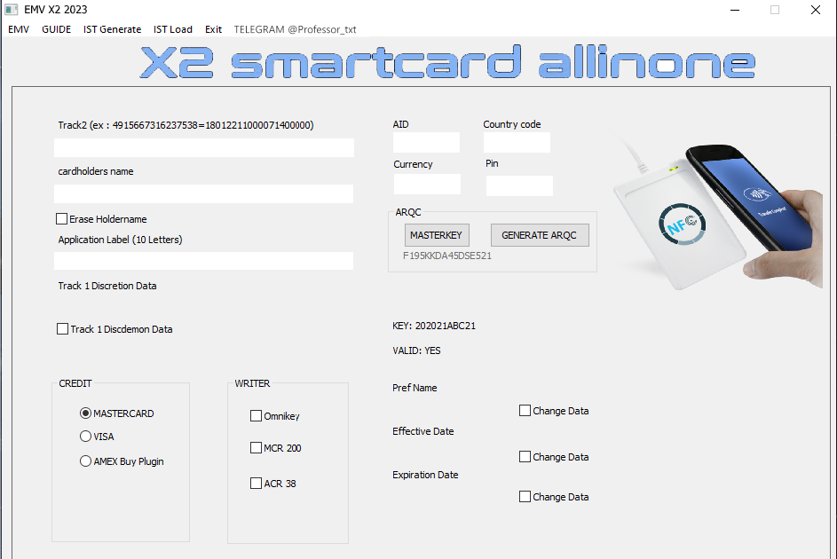 Download X2 EMV Software