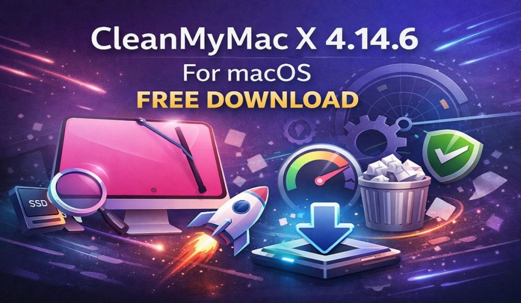 CleanMyMac X 4.14.6 For macOS Free Download CleanMyMac X 4.14.6 For macOS Free Download