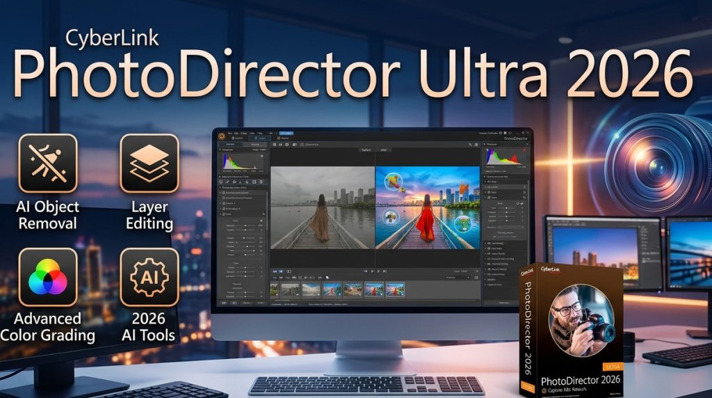 CyberLink PhotoDirector Ultra 2026 Free Download
