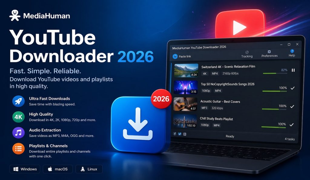 MediaHuman YouTube Downloader 2026 Free Download