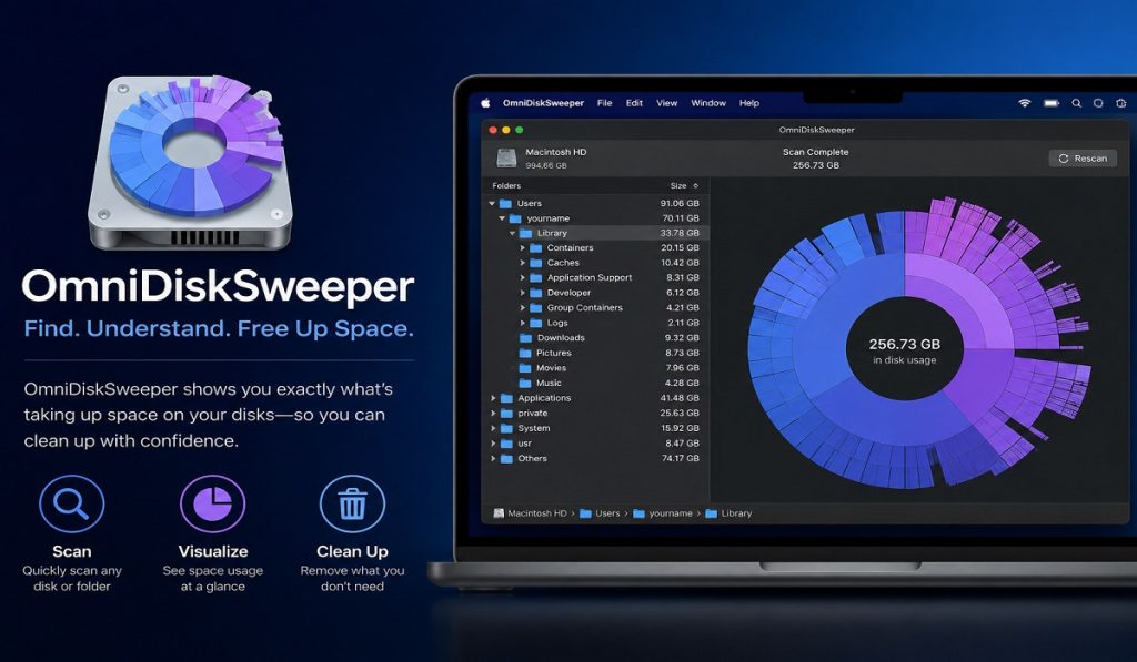 OmniDiskSweeper For macOS Free Download