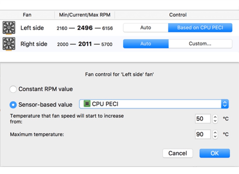 Macs Fan Control For macOS Free