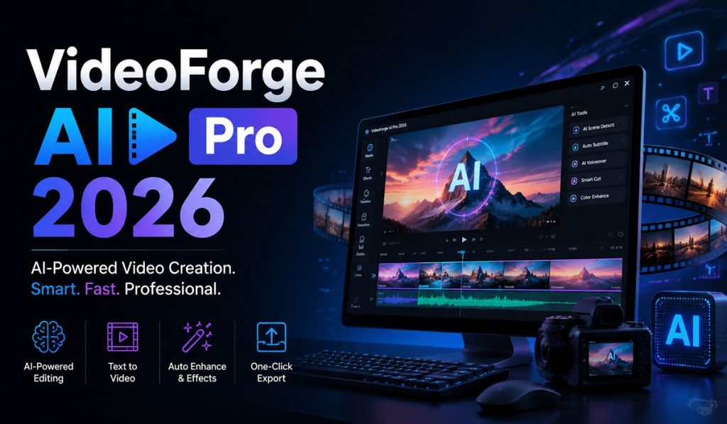 VideoForge AI Pro 2026 Free Download